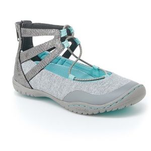 Girl’s Grey Pythera Ballet flats by Jambu Toddler girl size 10 New